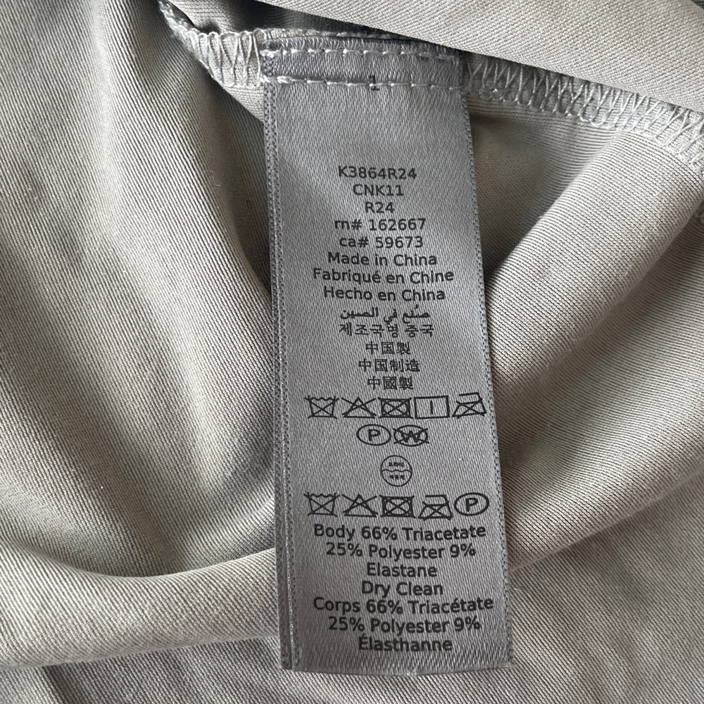 John Varvatos Light Gray Velvet Short Sleeve Tee - Picture 4 of 4